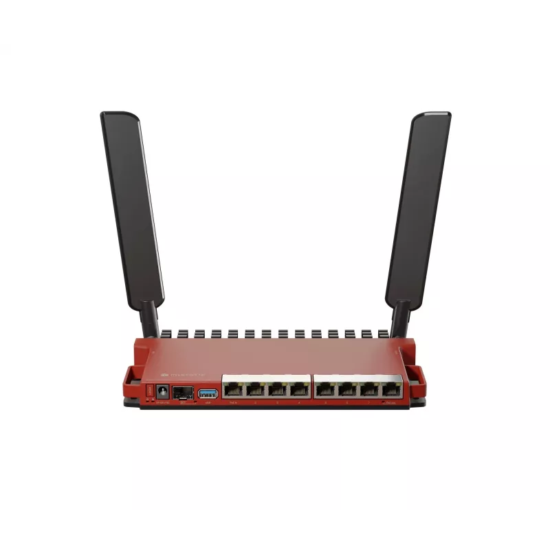 Mikrotik L009UiGS-2HaxD-IN wireless router Gigabit Ethernet Single-band (2.4 GHz) Red