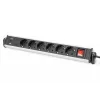 Digitus 6-way office power strip with 3x USB ports 1.5m cable