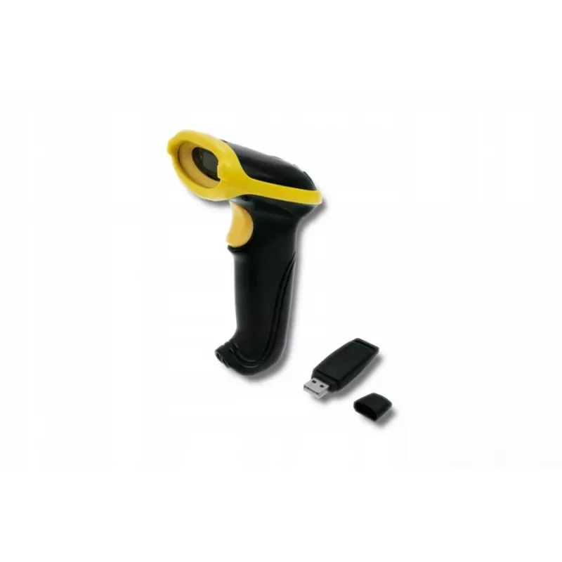 Qoltec 50862 Wireless Laser Barcode Scanner 1D | 2.4GHz