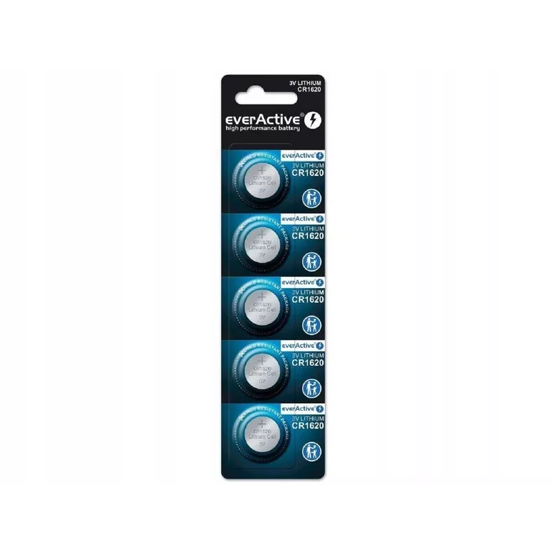 Lithium battery mini everActive CR1620 5 pcs.