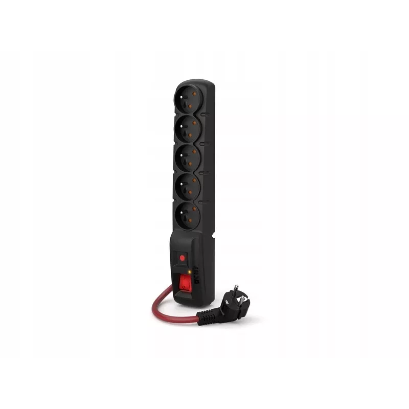AC Power Strip ACAR F5 POWER Black 5 AC outlets 230 V 5 m