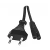 Savio CL-100 power cable Black 1.8 m IEC Type E (3.4 mm, 3.1 mm) IEC C7