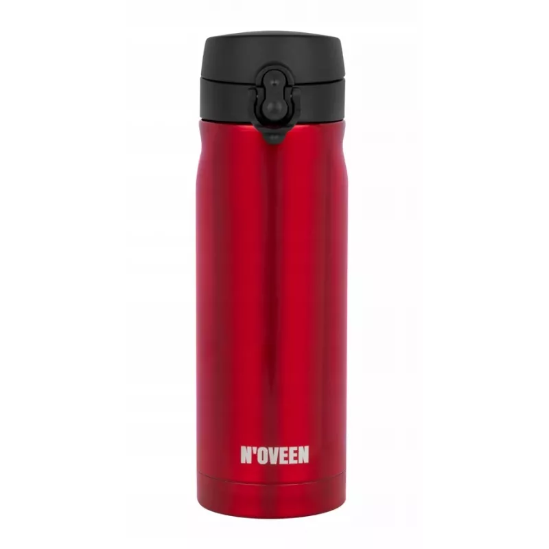 Thermal bottle NOVEEN TB825 400 ml — insulated stainless steel drink container, red