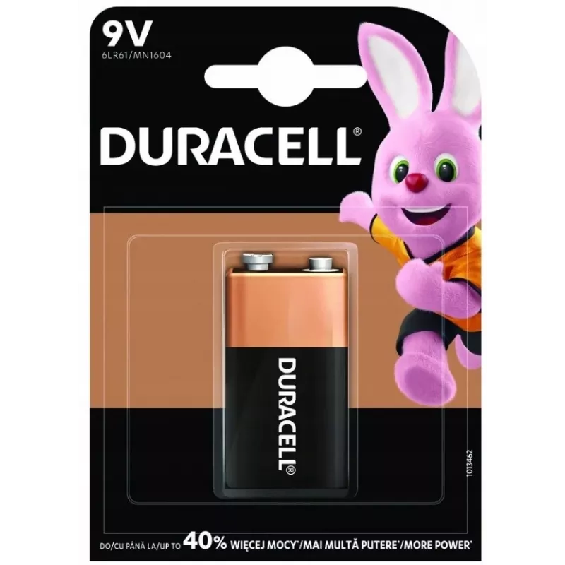 Duracell 9V Battery Single Pack 9VDUR BT0009