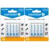Rechargeable AAA NiMH battery pack everActive EVHRL03-1050 1.2V — 4 pcs, 1050 mAh