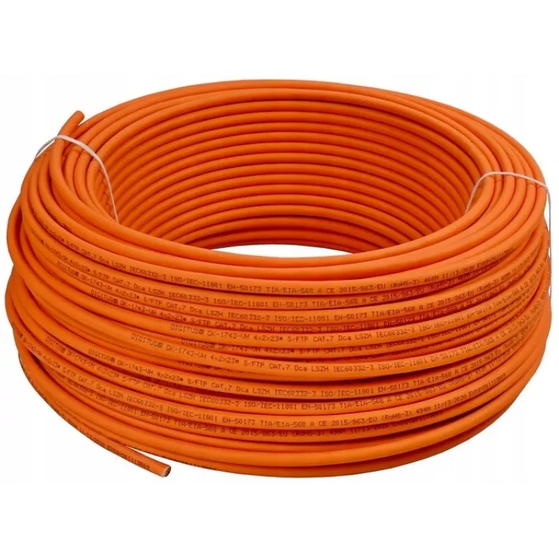 Network Cable DIGITUS DK-1743-VH-05 S/FTP Cat. 7 5m Black