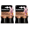 (C X 4pc) Duracell AA, AAA, D, C, 2032, 9V (LR14 LR20 6LR61 CR2032 Variety) Batteries