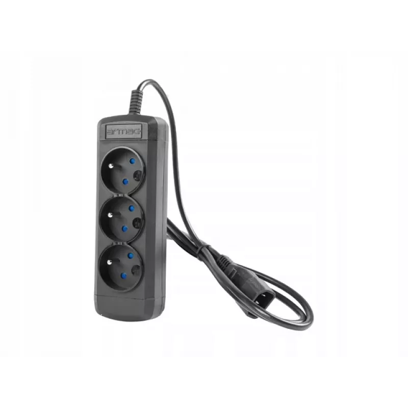 Surge protection extension bar ARMAC ARCOLOR3 ARC3/0.6/CZ/IEC 0.6 m 3×230V PL