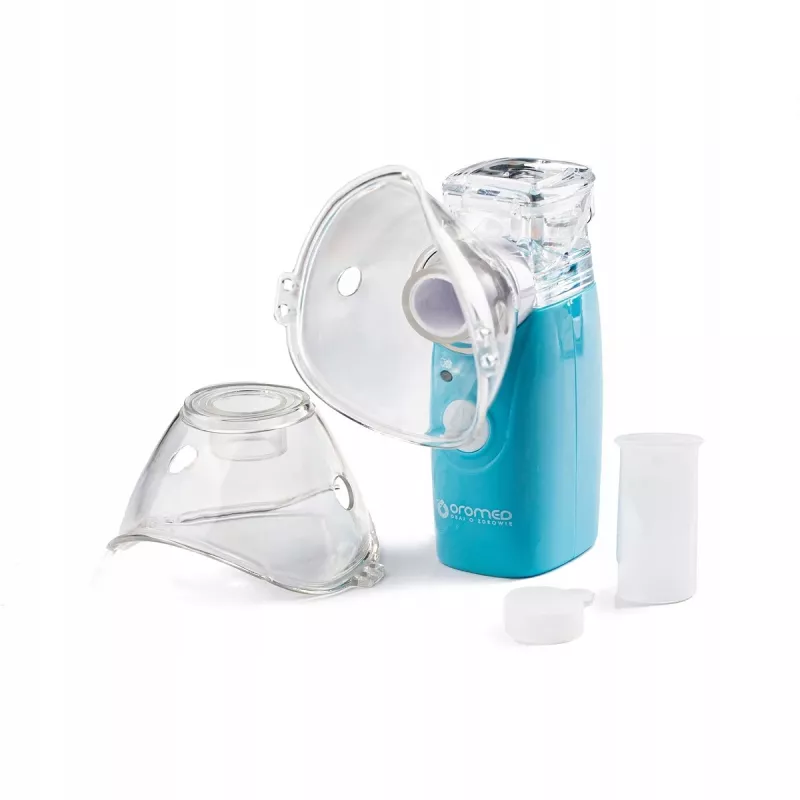 Steam inhaler HI-TECH MEDICAL ORO-MESH Battery powered Blue White