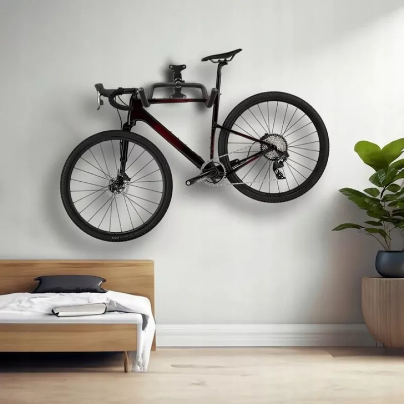 Wall-mounted bicycle rack MACLEAN MC-431 — holds up to 30 kg, space-saving bike storage