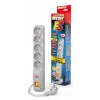 ACAR F5 Surge Protector Power Strip 5 Outlets 3m Grey