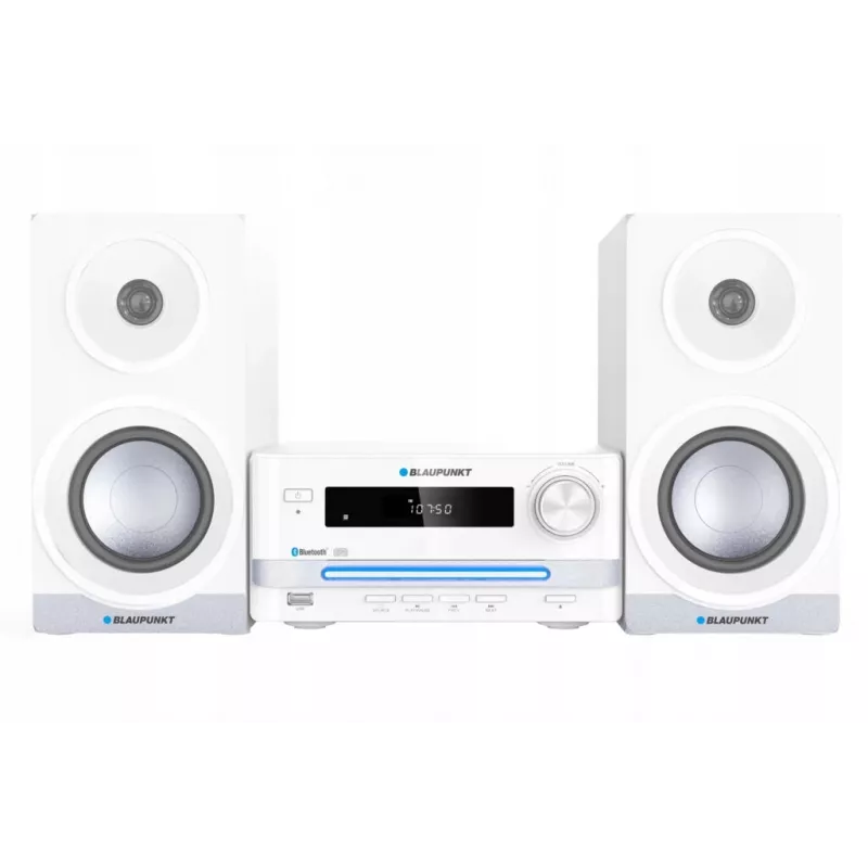 Home audio micro system BLAUPUNKT MS16BT 15 W, CD/USB/MP3, Bluetooth, FM RDS, White