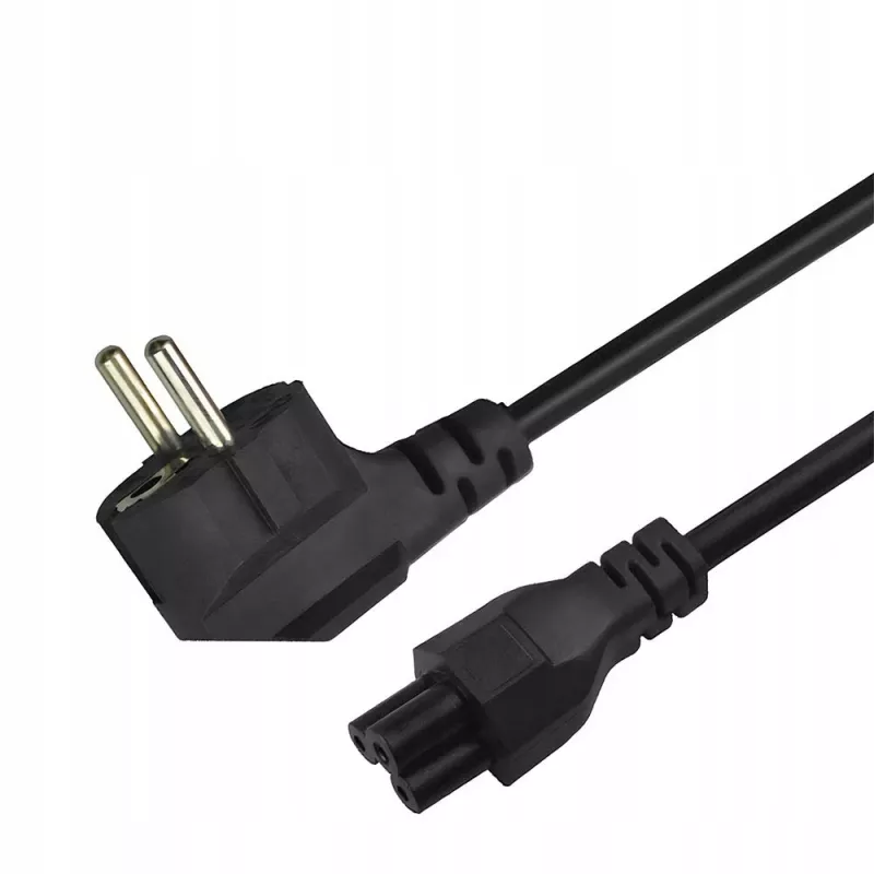 Power Cable Savio Strom IEC 60320 C5 CEE 7/7 3m Black C5 Coupler Type C