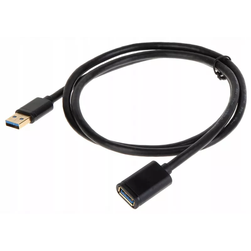 UNITEK Y-C457GBK USB cable USB 3.2 Gen 1 (3.1 Gen 1) 1 m USB A Black