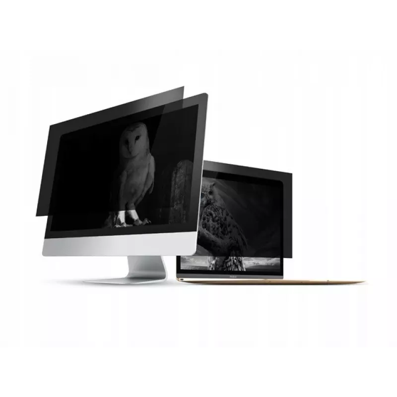 Frameless display privacy filter NATEC NFP-2118 for 27 inch (68.6 cm) 16:9 monitors, 598×337 mm, black