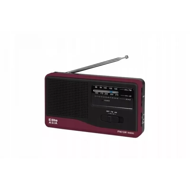 Portable radio Eltra Asia Black — model compact AM/FM receiver