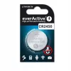 Button/coin lithium battery everActive CR2450, 3 V, 5 mm height — pack of 5