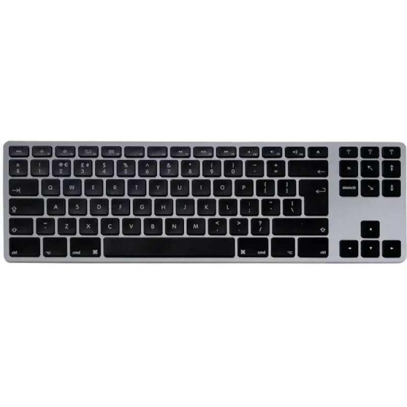 Mechanical Keyboard Matias FK408BTB-UK Tenkeyless Bluetooth Aluminum Space Gray