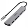 USB-C Hub Unitek 7in1 Aluminium PD 100W 5 Gbps — multiport adapter with Power Delivery