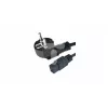 Cable power CEE 7/7 - IEC 320 C19 16A VDE 1.8M black