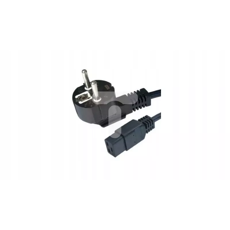 Cable power CEE 7/7 - IEC 320 C19 16A VDE 1.8M black