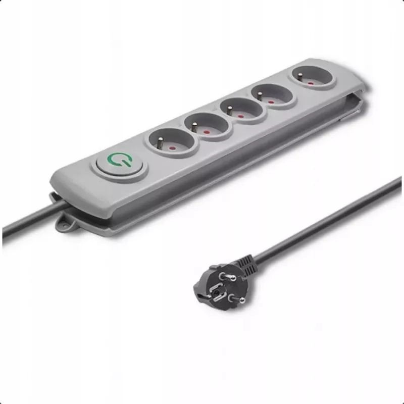 Surge Protector Qoltec 50270 Grey 5 AC outlets 230V