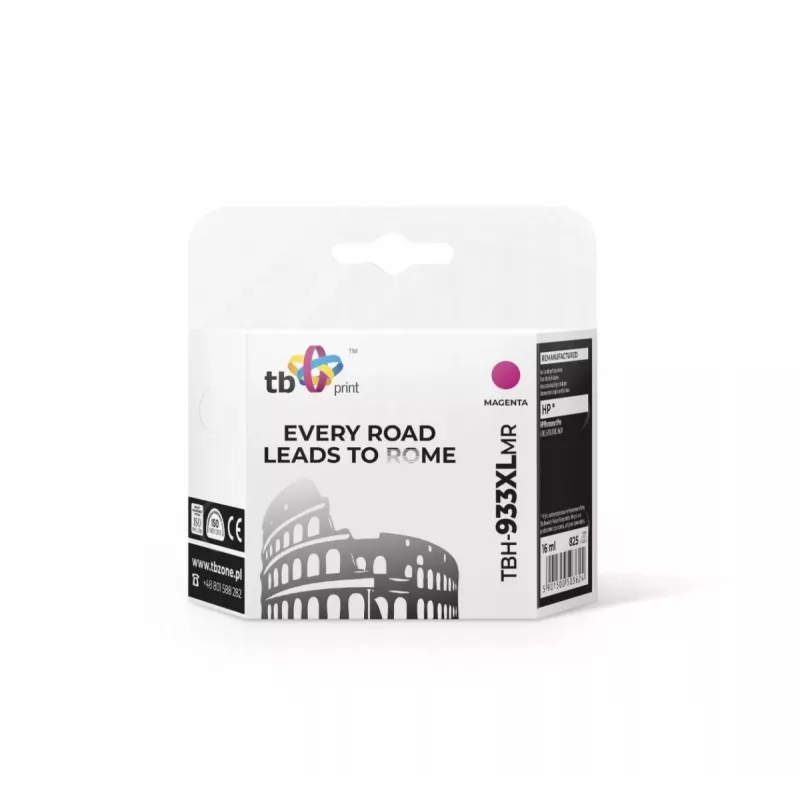 Ink Cartridge for HP Oj 6100 EPrinter TBH-933XLMR Ma Ref.