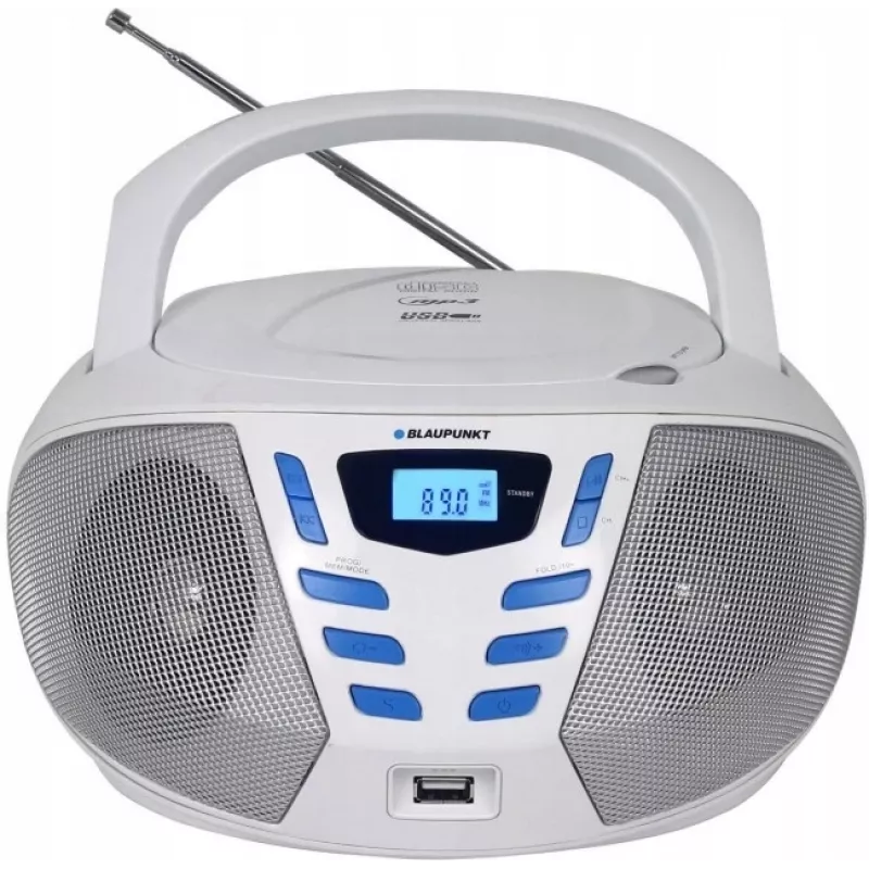 Blaupunkt BB7-WH portable stereo system Digital 2.4 W FM Grey MP3 playback
