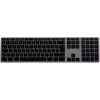 Keyboard Matias FK318B-UK Aluminum Mac Hub 2xUSB Space Gray — Mechanical Mac-compatible keyboard with integrated USB hub