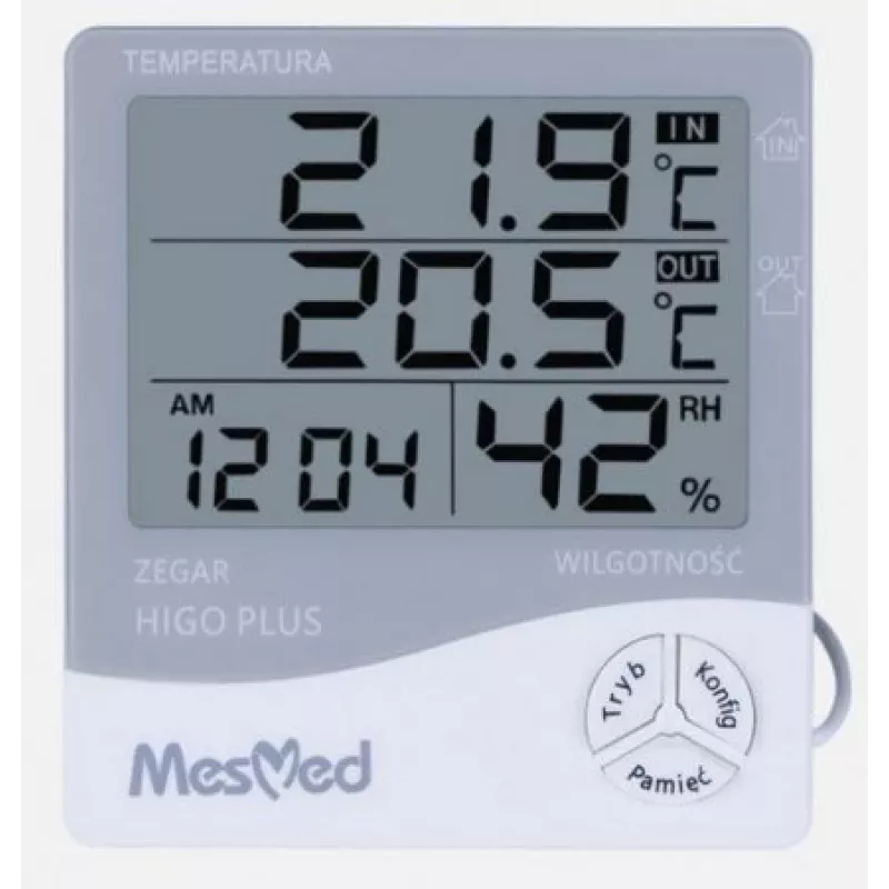Digital Hygrometer Mesmed MM-778 Higo Plus — temperature and humidity display