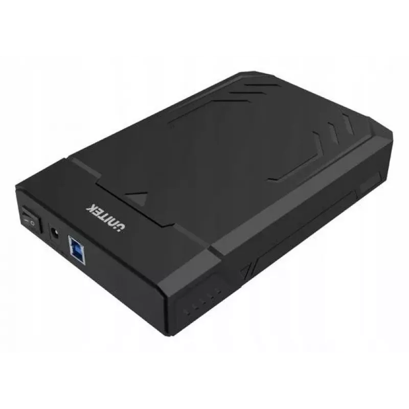 HDD/SSD enclosure Unitek Y-3035 — 2.5/3.5 inch SATA, USB 3.2 Gen 1 (USB Type-B), 6 Gbit/s, black, AC adapter