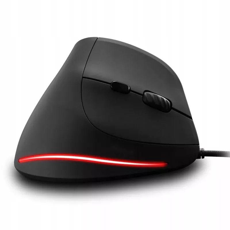 MEDIA-TECH VERTIC MT1122 Wired vertical mouse 6400 DPI Black