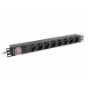 Power Distribution Unit Lanberg PDU-08E-0200-BK