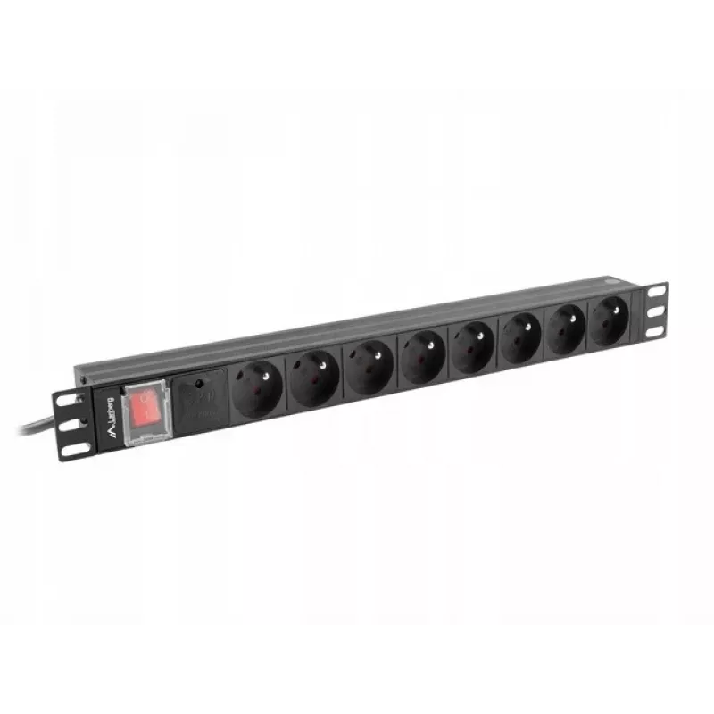 Power Distribution Unit Lanberg PDU-08E-0200-BK
