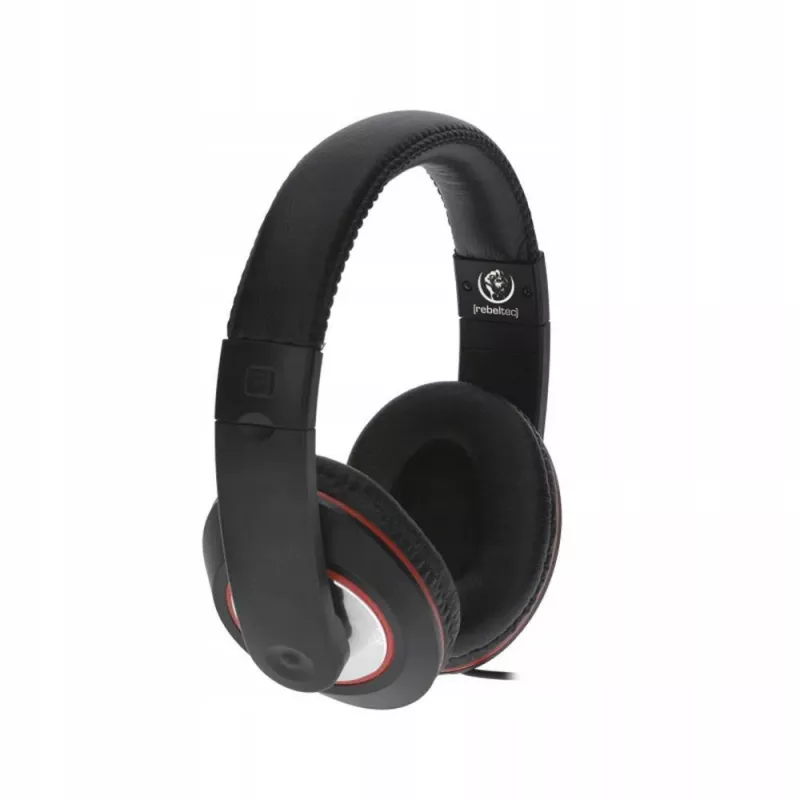 Rebeltec Headphones Wired Fide Over-Ear Black