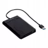 HDD/SSD enclosure Unitek Y-3036, 2.5 inch SATA III, USB 3.2 Gen 1 (5 Gbit/s), UASP, integrated USB-A cable, black