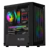 Logic Atos ARGB Mini USB 3.0 Micro Tower Case, Black (AM-ATOS-10-0000000-0002)