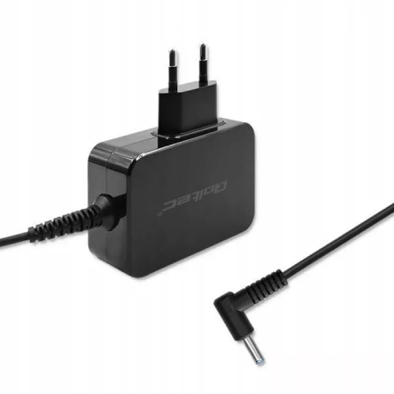 AC Power Adapter QOLTEC 51033 for laptops, 45 W, 19.5 V, 2.31 A, 220–240 V, indoor, black, 1.7 m cable