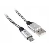 USB cable Tracer TRAKBK46928 1m USB A Micro-USB B Black Silver