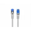 LANBERG networking cable RJ-45 to RJ-45 S/FTP PCF6A-10CC-0050-S, 0.5 m, CCA conductor, 500 MHz, LSZH, grey