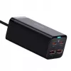 Baseus GaN3 Pro CCGP000101 Desktop Charger 100W, 2x USB-C + 2x USB-A, PD 3.0, QC 4.0+, 1.5 m cable, Black