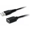 USB extension cable Unitek Y‑C418GBK 5 m USB A to USB A USB 2.0, black