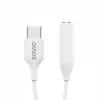 USB Type 3.1 C (M) – Jack 3.5mm (F) Audio adapter White SAVIO AK-52