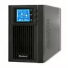 Qoltec 53042 uninterruptible power supply (UPS) Double-conversion (Online) 1 kVA 800 W 2 AC outlet(s)