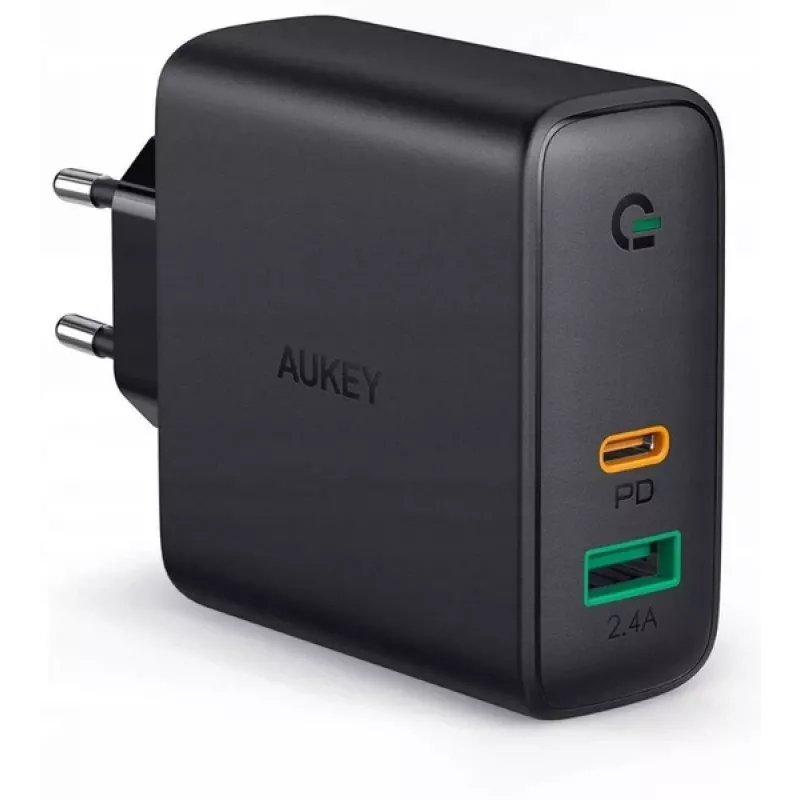 PA-D3 Wall Charger 2xUSB Power Delivery (1xUSB+1xUSB C) 5.4A 60W Dynamic Detect