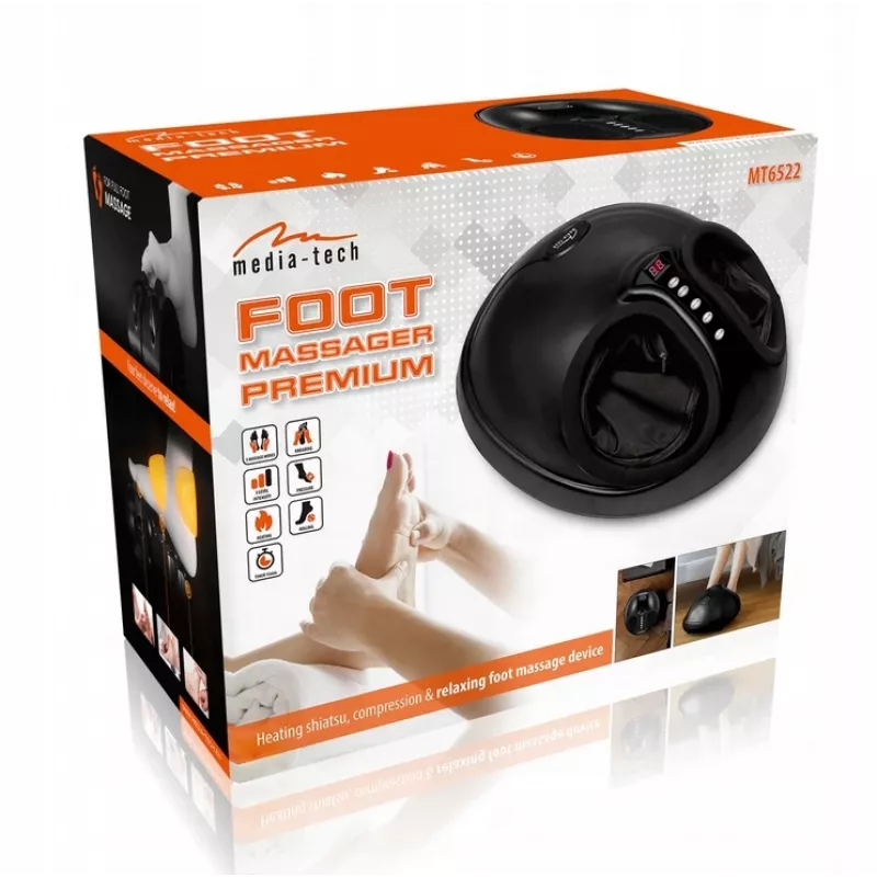 Foot massager MEDIA-TECH MT6522 Premium with heat and adjustable intensity