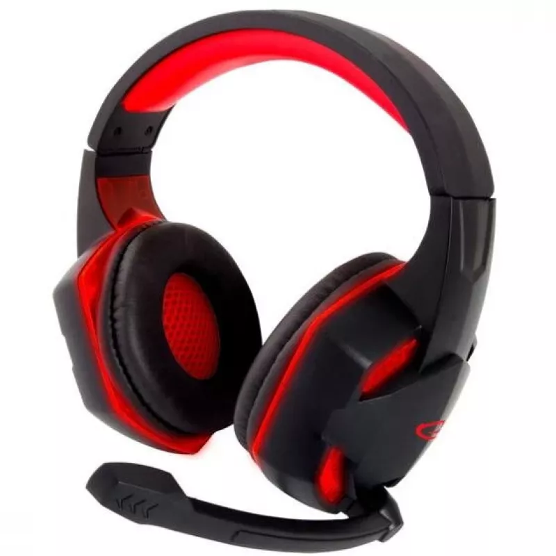 Gaming Headset ESPERANZA BLACKBIRD, Microphone, USB/Jack 3.5mm, Black/Red