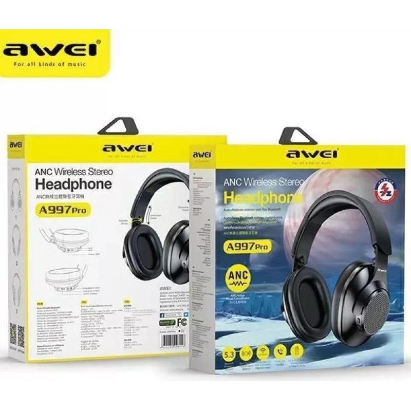 Headphones Awei A997 Pro ANC Bluetooth On-Ear