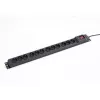 Armac M12 19-inch Rack Power Strip, 12x 230V, Vertical, 1.5m, Black (M12/15/CZ)