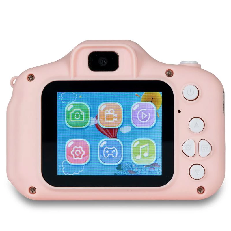 Children's digital camera DENVER KCA-1340RO — compact 85 g, rose